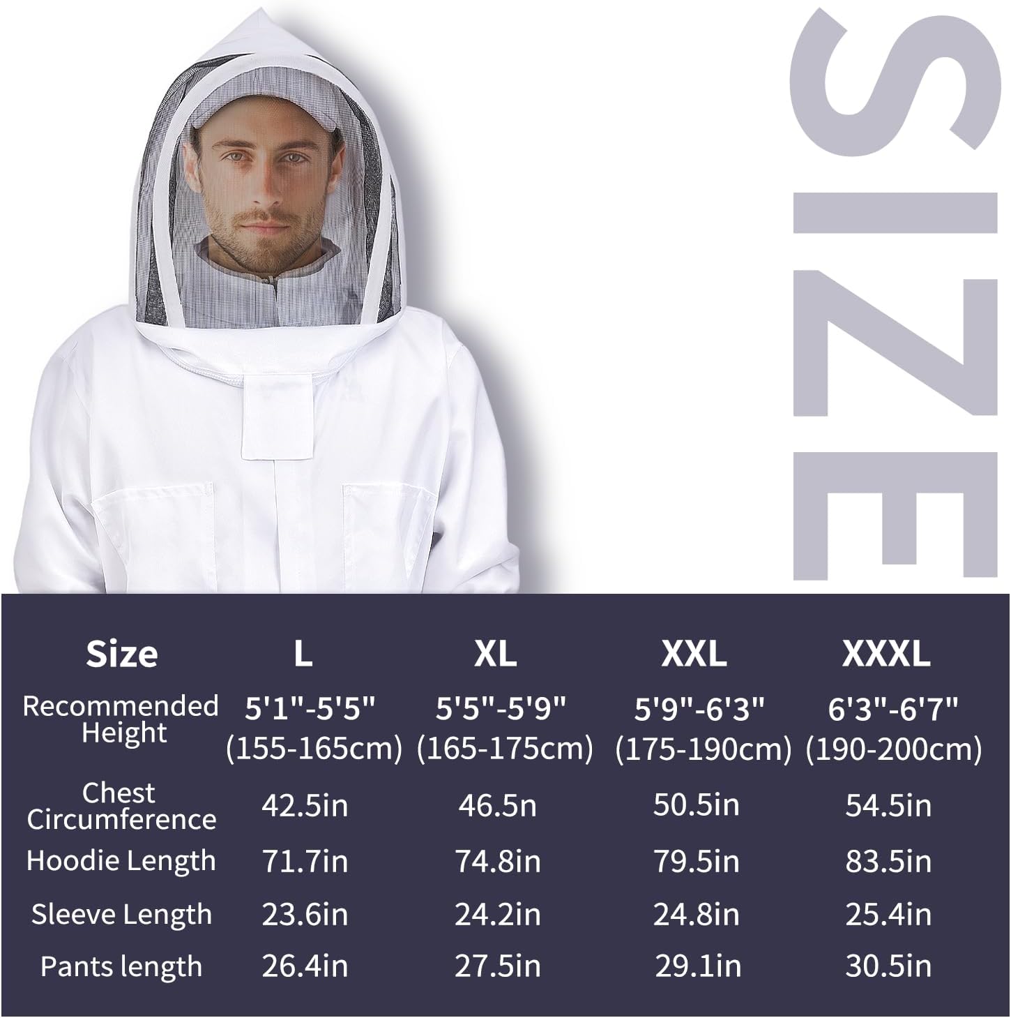 Professional Bee Suit with Gloves