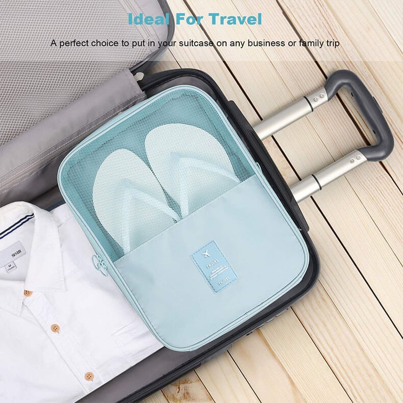 Shoe Bag Holds 3 Pair of Shoes for Travel and Daily Use Storage Pouch