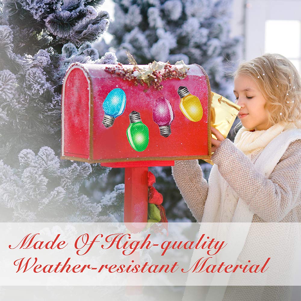 Reflective Light Bulb Magnet Decorations