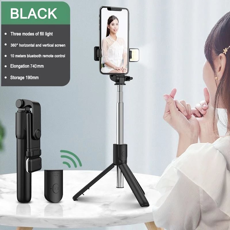 2024 Autumn New 6 In 1 Wireless Bluetooth Selfie Stick