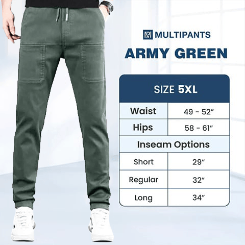 MultiPants – High Stretch Multi-pocket Durable Cargo Pants