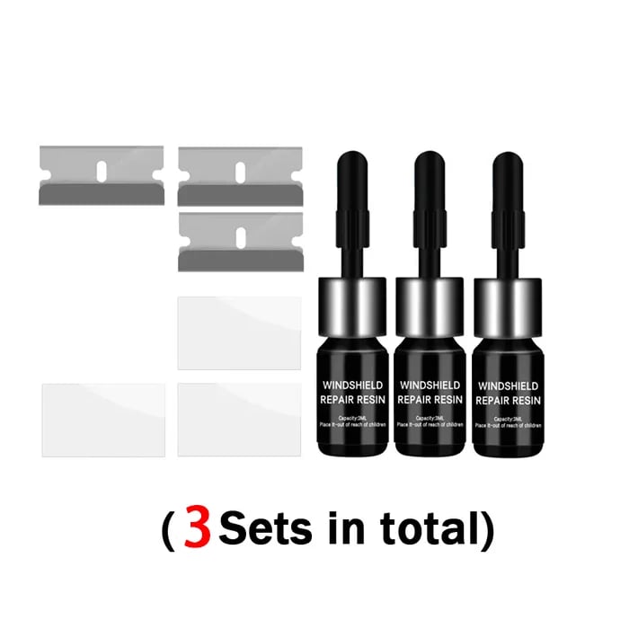 Car glass window liquid nano repair kit