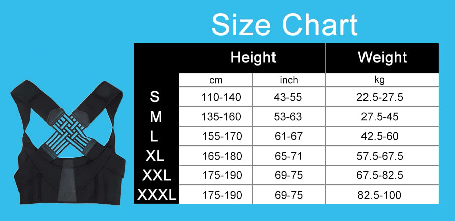 Adjustable Unisex Back Posture Belt (For Office Home Gym)