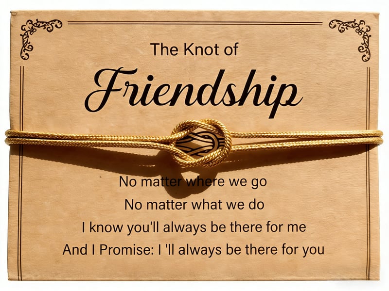 Gift To Friends Friendship Knot Bracelet