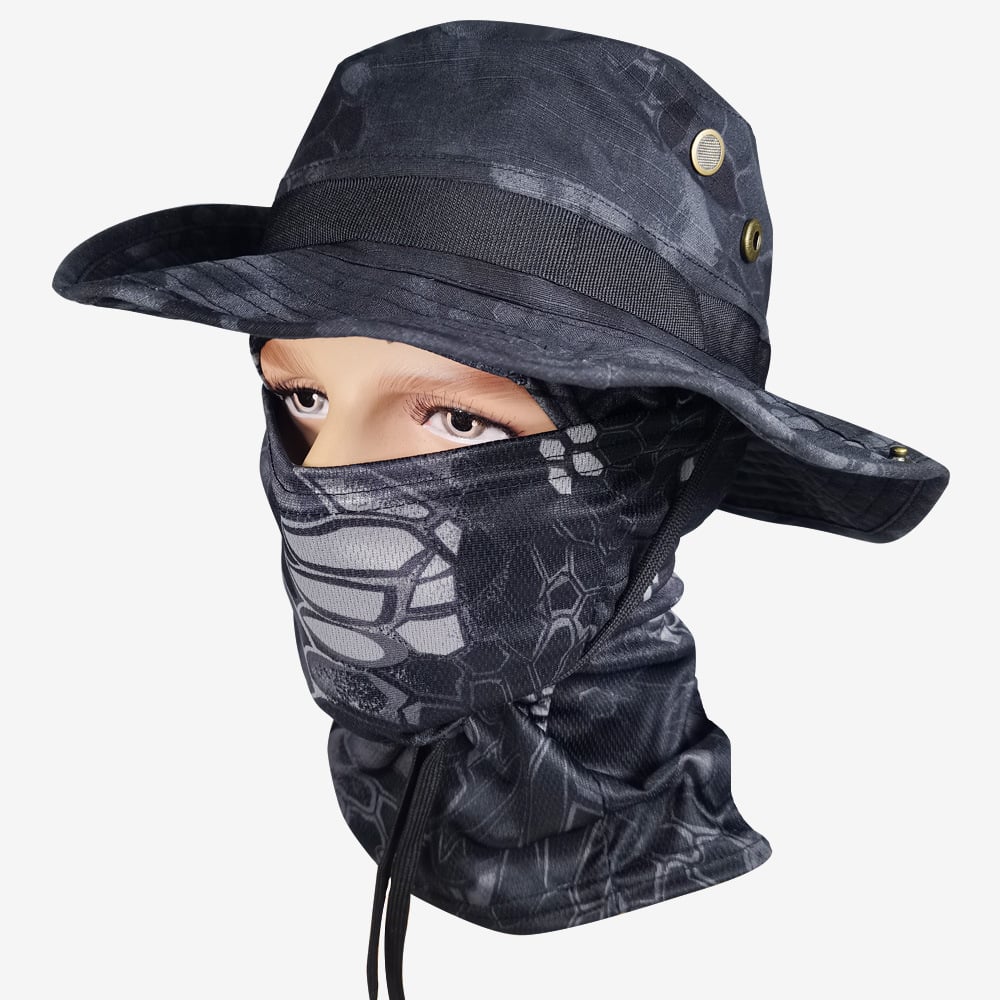 Hot Selling Now & Cooling Neck Gaiter Face Mask Boonie Hat Set!