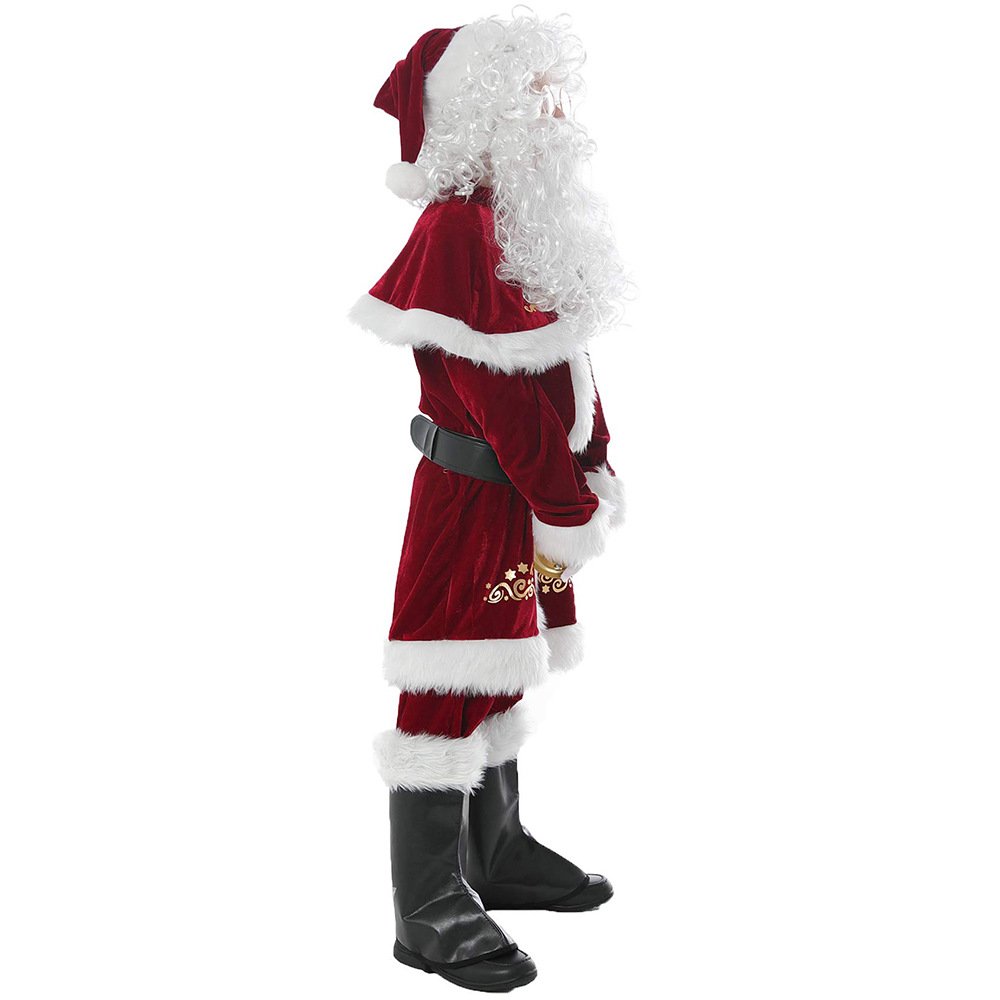 Deluxe Christmas  Outfit Santa Costume For Kids