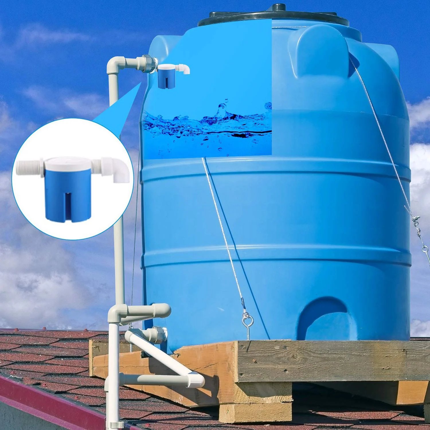 Automatic water level control valve