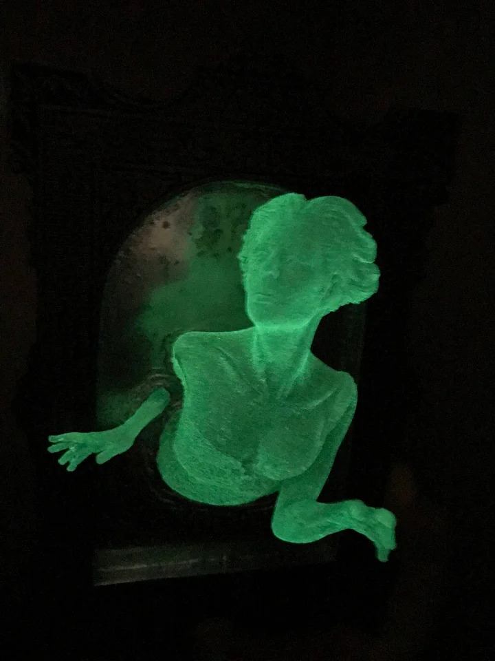 Ghost in the Mirror Wall Plaque - Glow in the Dark