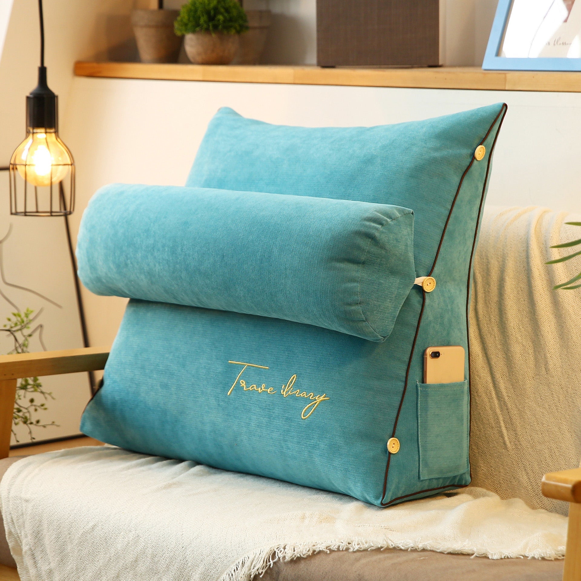 Luxury Backrest Reading Pillow.