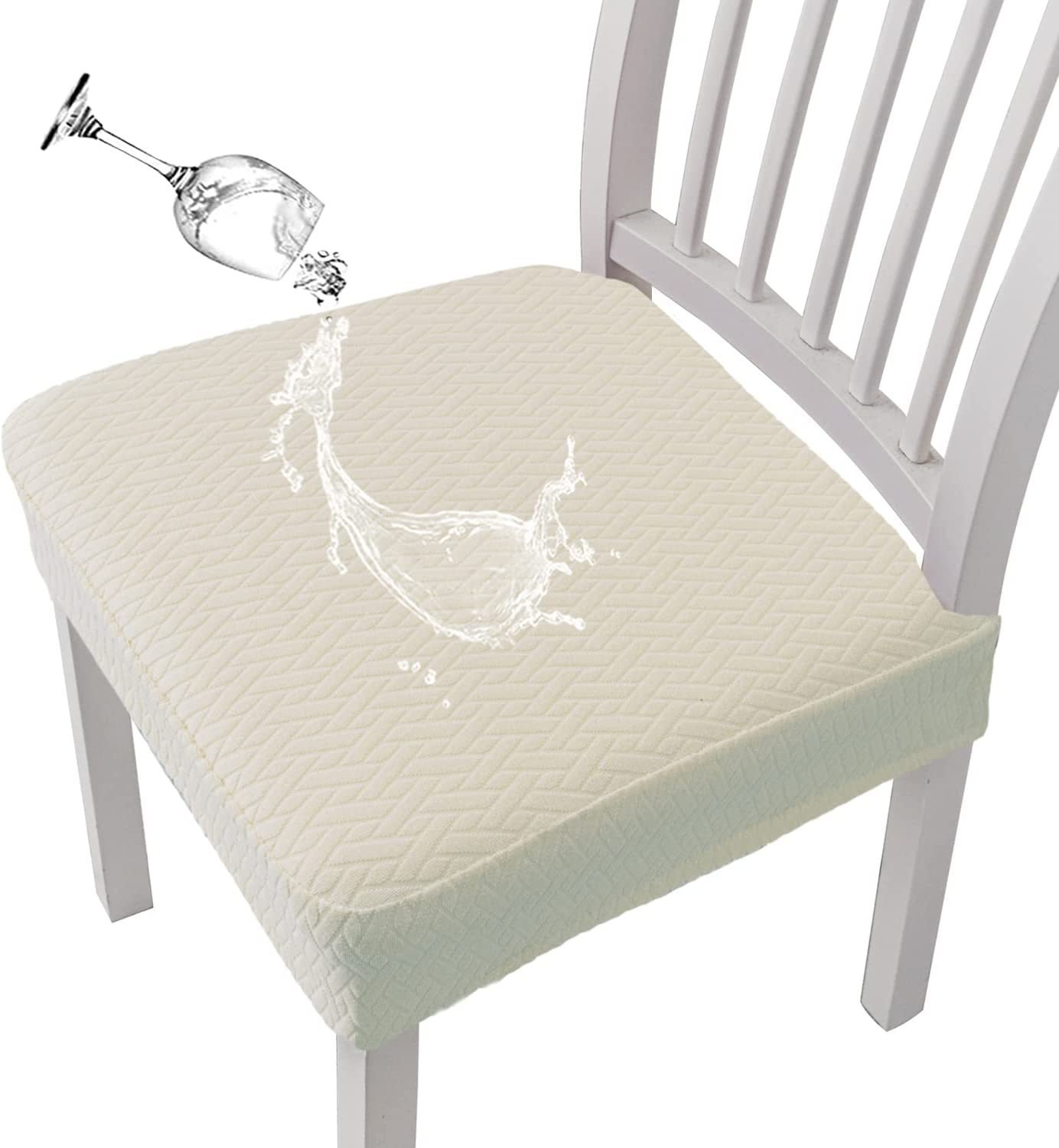 Jacquard Chair Seat Cover 