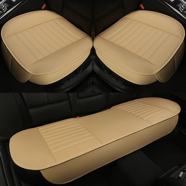 Leather Charcoal Car Seat Cushion