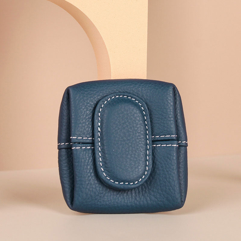 Premium Leather Mini Coin Wallet – Easy Access