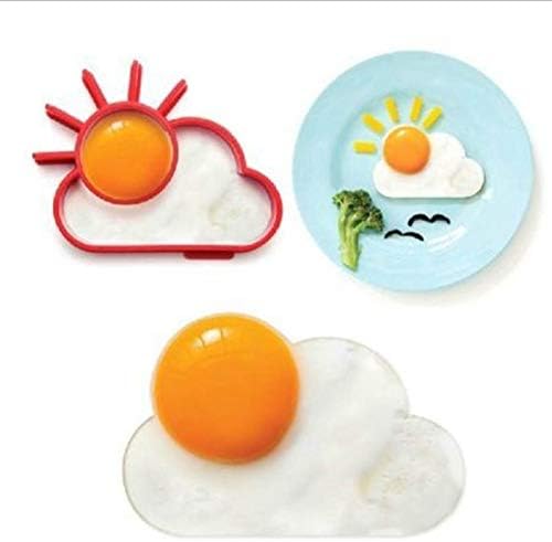 Breakfast Omelette Mold DIY Silicone Egg Pancake Ring Shaper Cooking Tool