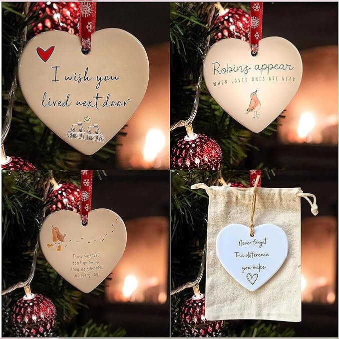 Friendship Heart Hanging Ornament（Ceramic）