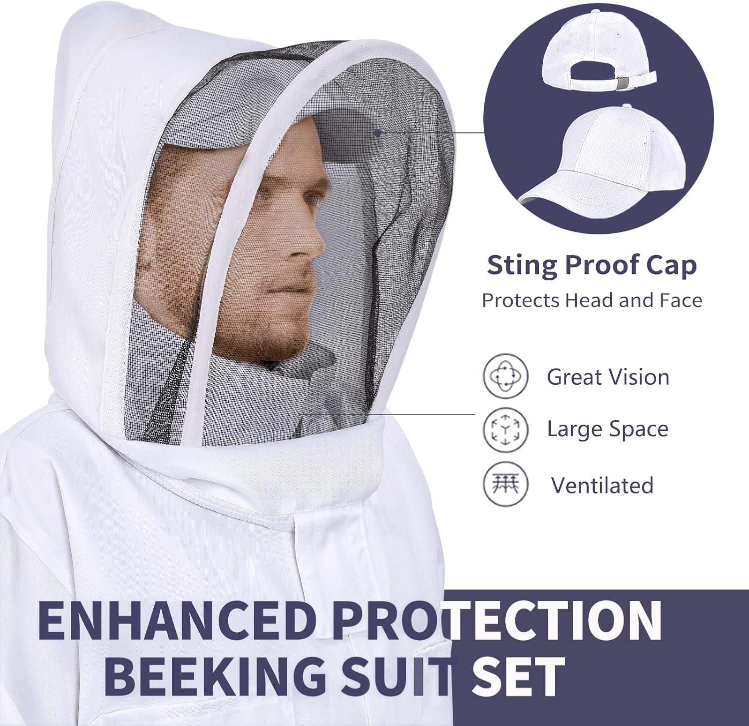 Professional Bee Suit with Gloves