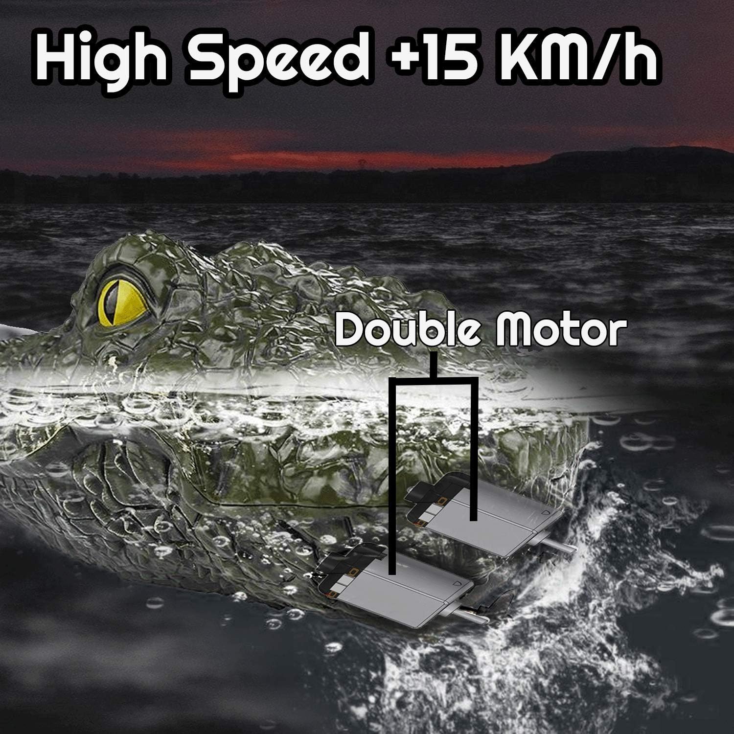 RC Crocodile 2.4 GHz Remote Control Crocodile Toys