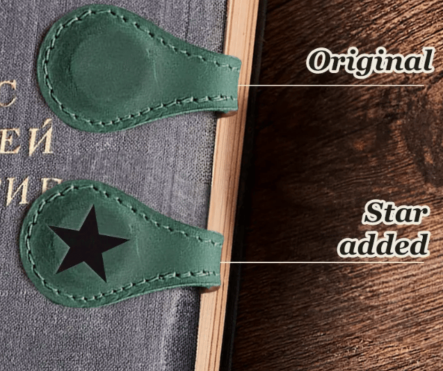 TimelessMark–Personalized Magnetic Leather Bookmark
