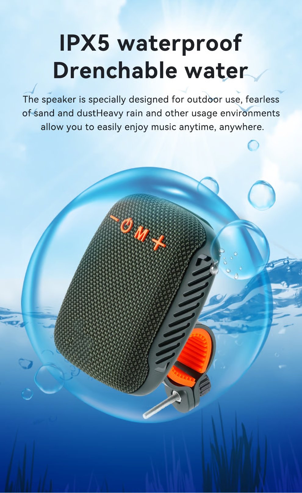 Portable Cycling Bluetooth Speaker