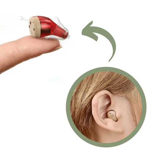 2024 New Micro Hearing Aids CIC Nearly Invisible And Rechargeable