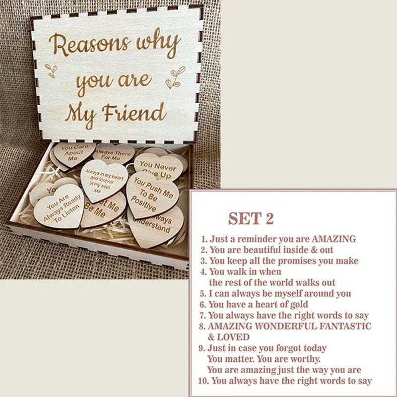 Reasons Why You Are My Friend -Friendship Gift