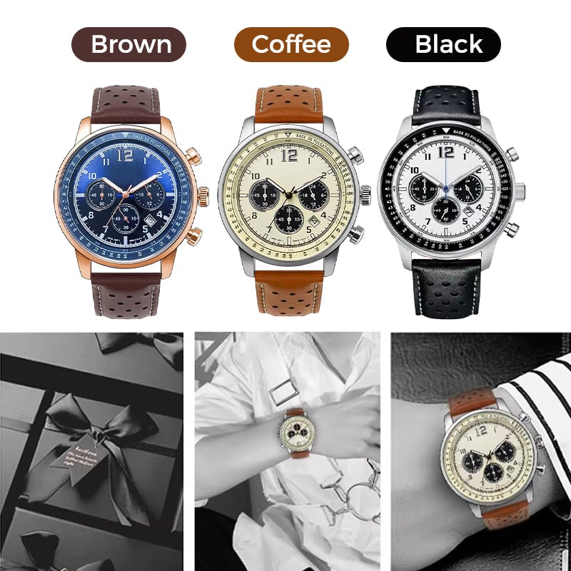 Men's Waterproof Multifunctional Quartz Watch