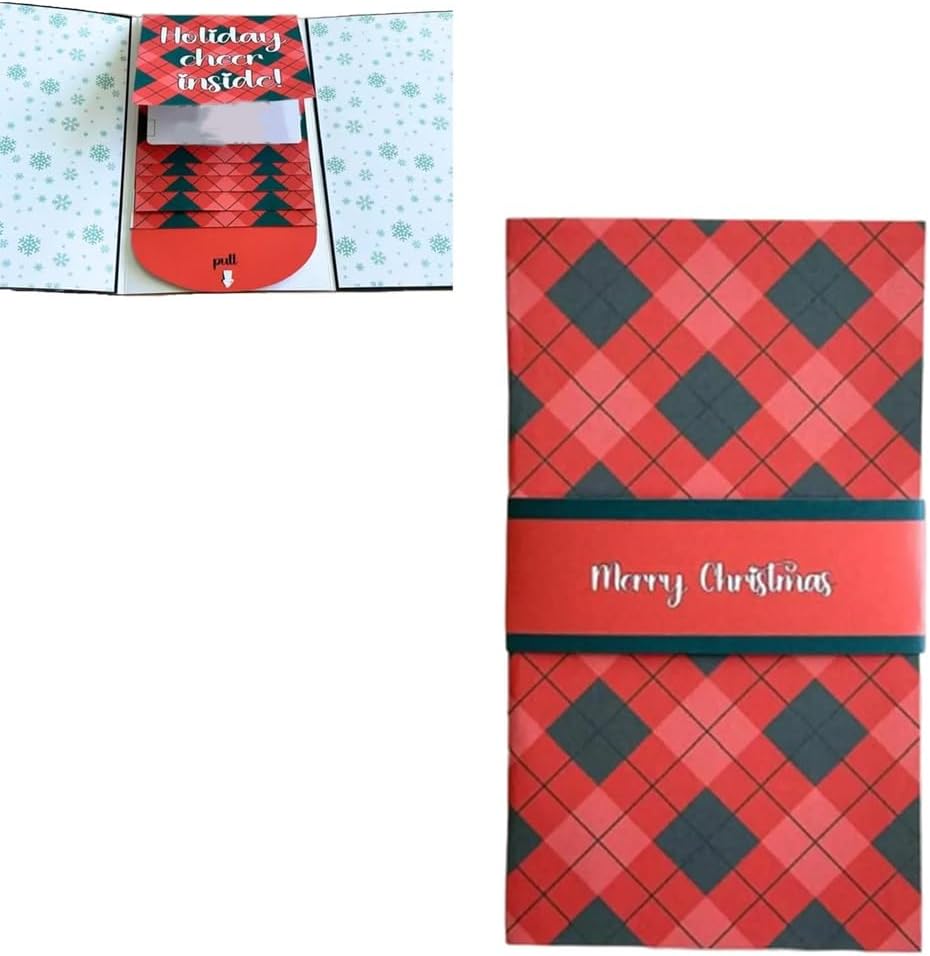 Handmade Christmas Gift Card Holder Book
