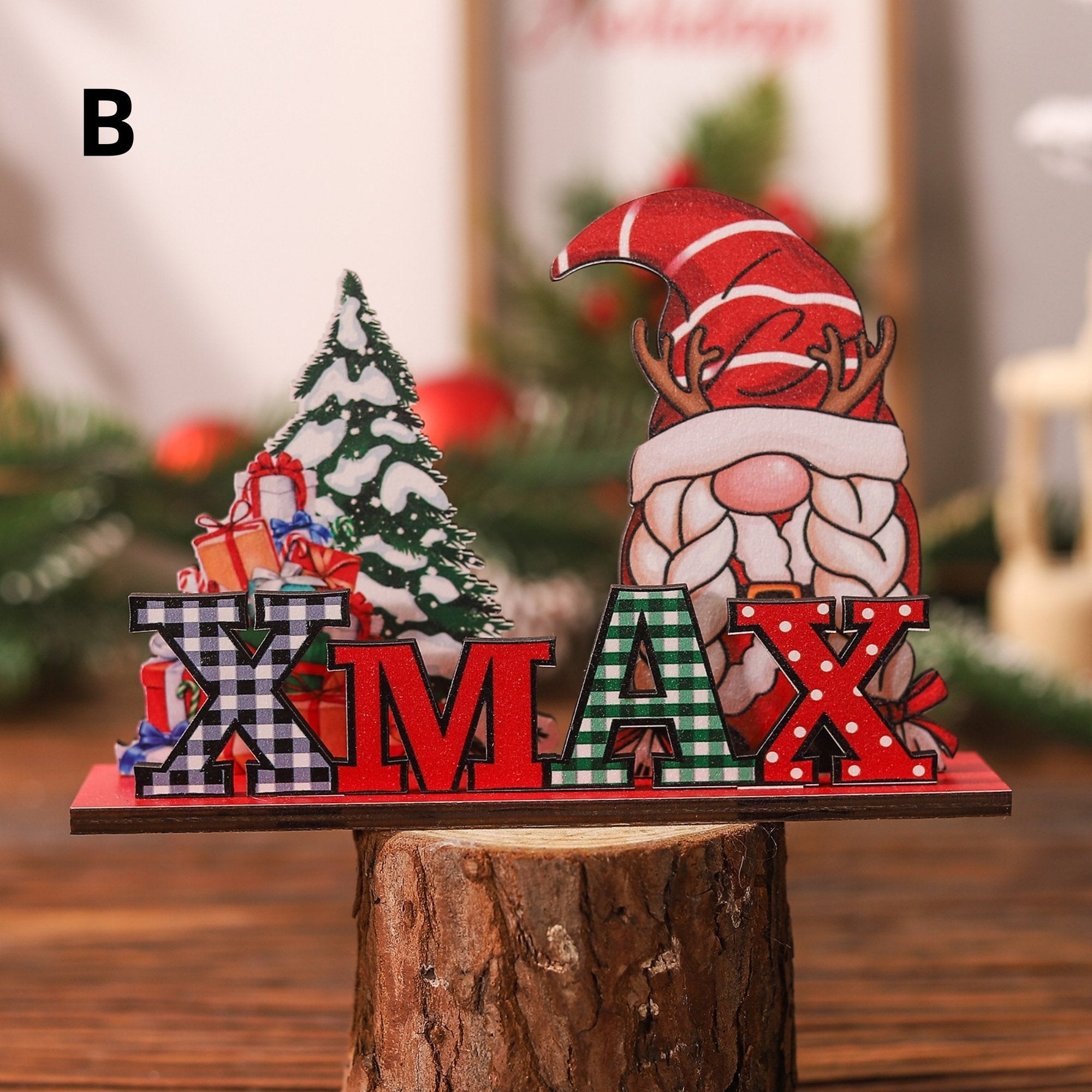 Christmas Standing Signs Table Decorations