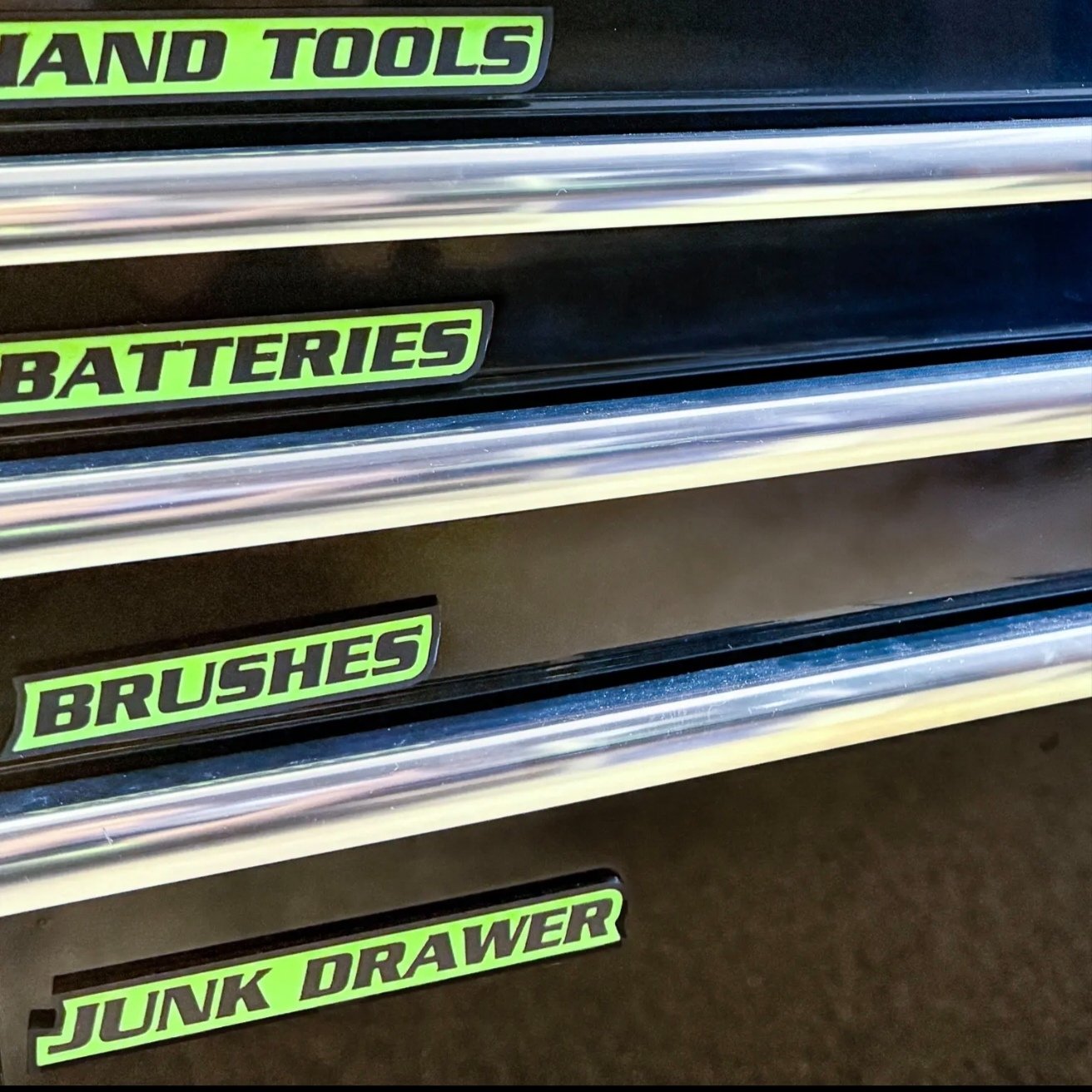 12-Pack Magnetic Toolbox Labels | Organize Your Tools in Seconds! 