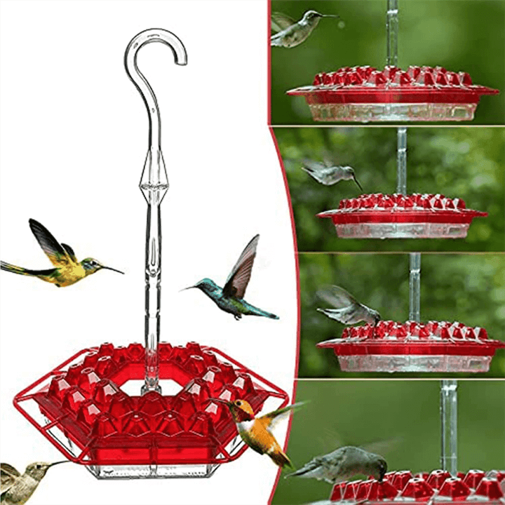Metal Ant Proof Hummingbird Feeder Outdoor Hanging Perch