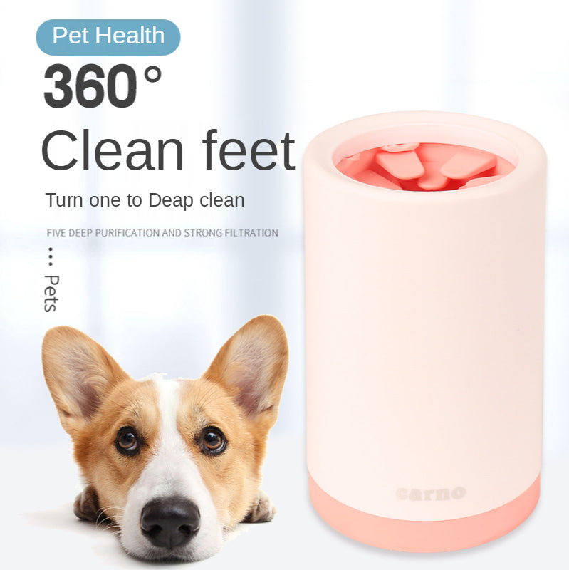 Pet Foot Washer - Silicone Dog and Cat Paw Cleaner