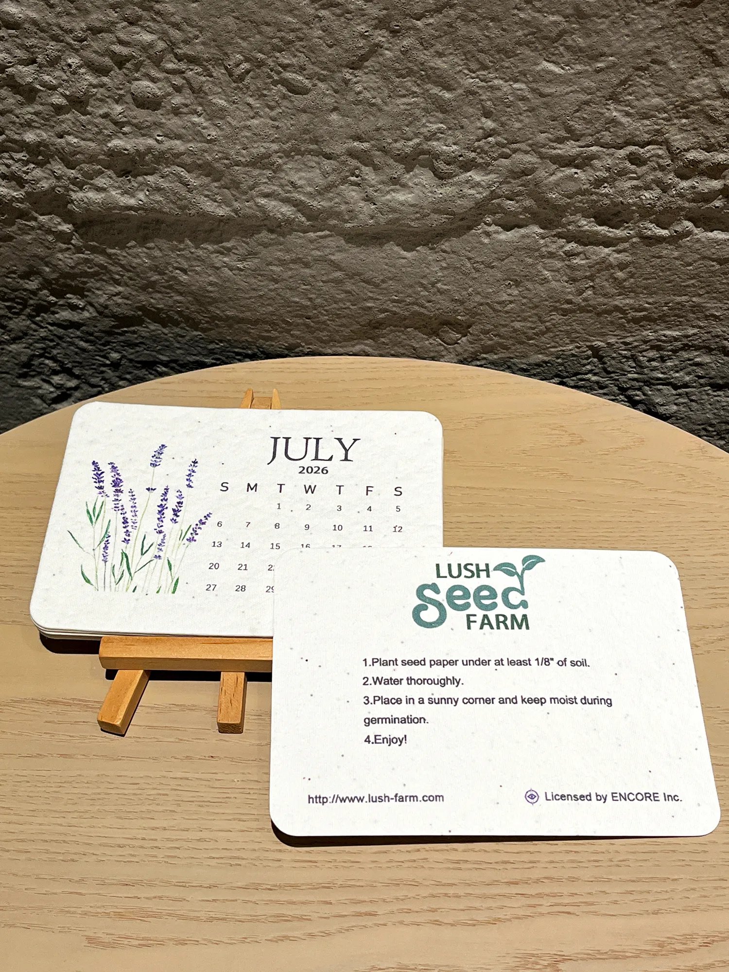 🌱Eco-Friendly Plantable Love Seed Calendar 2026