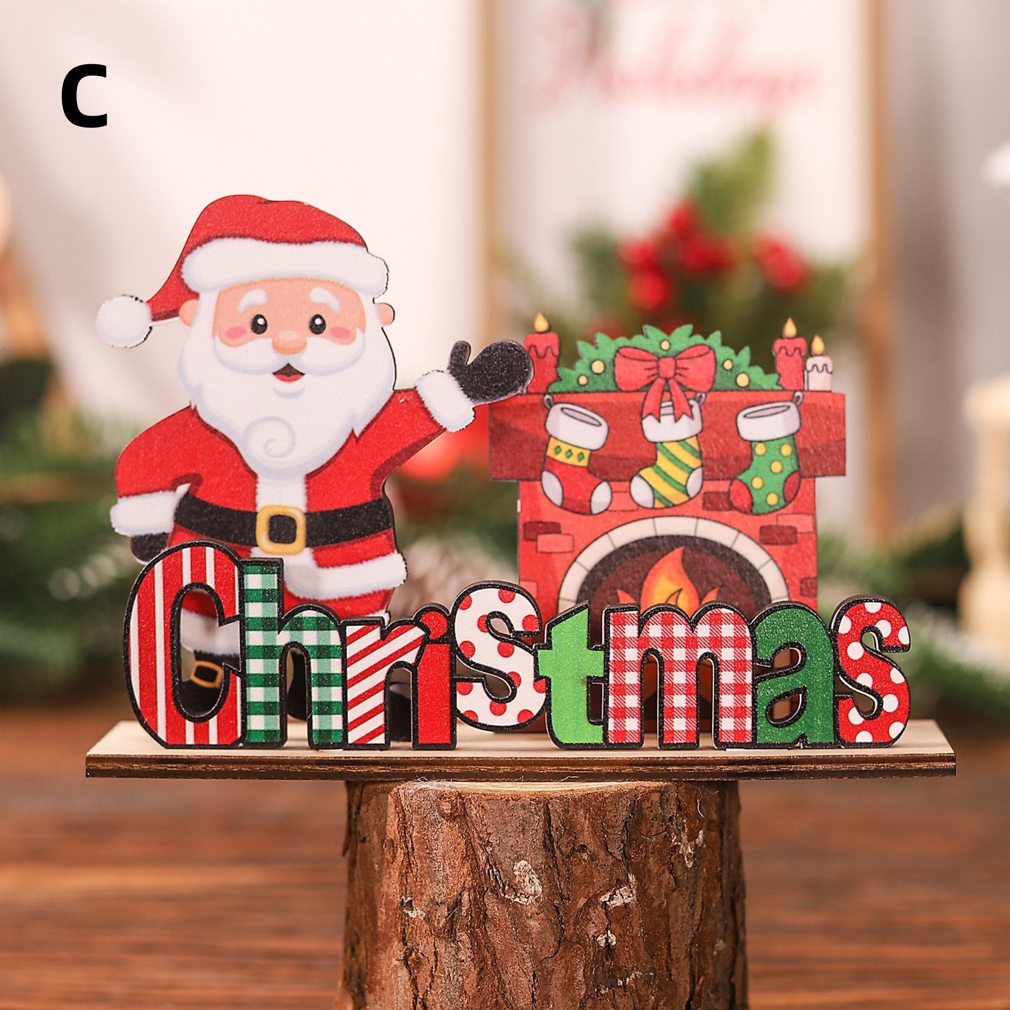 Christmas Standing Signs Table Decorations