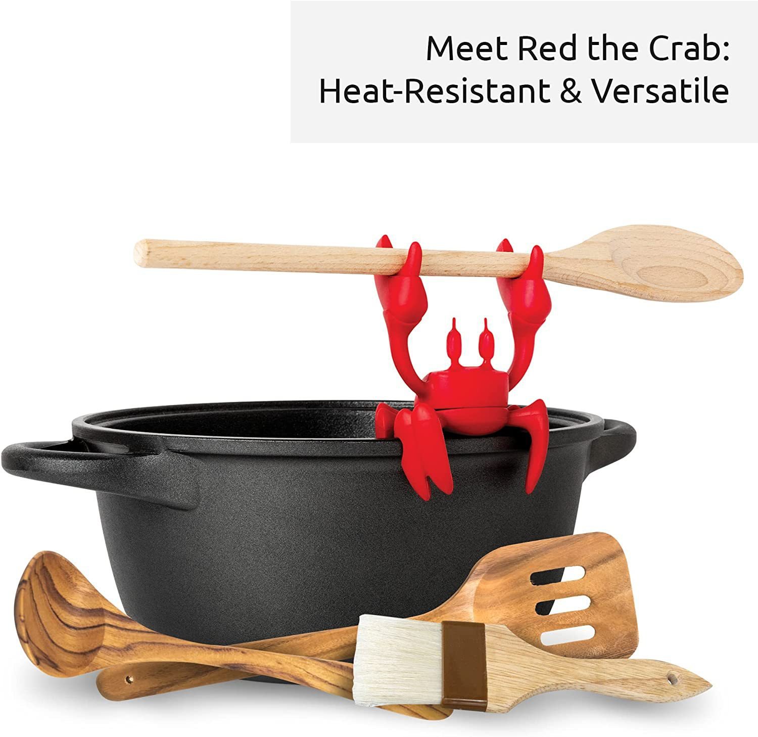 Silicone Crab Utensil Holder
