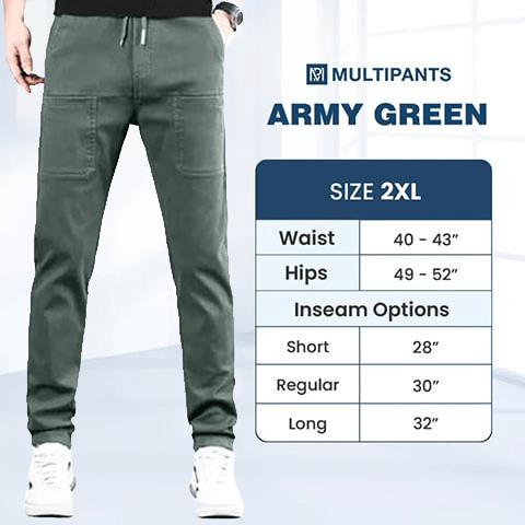 MultiPants – High Stretch Multi-pocket Durable Cargo Pants