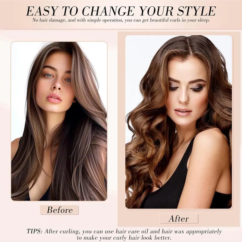 No-Heat Curling Set – Sleep & Style for Perfect Curls