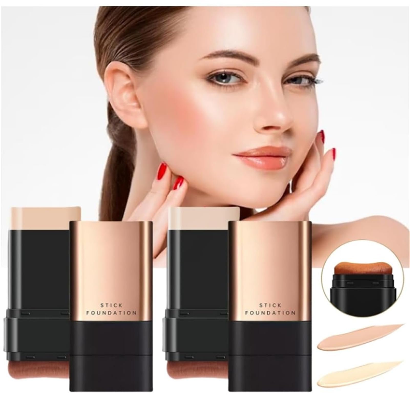 🔥2 in 1- Luxury Anti-Wrinkle Foudation Stick