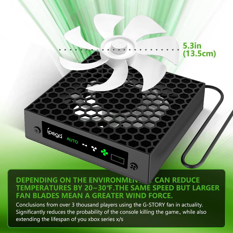 Cooling Fan for Xbox Series X with Automatic