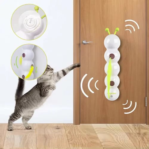 🎅Christmas Sale 49% Off 🎄😽Smart Interactive Electric Caterpillar Cat Toy