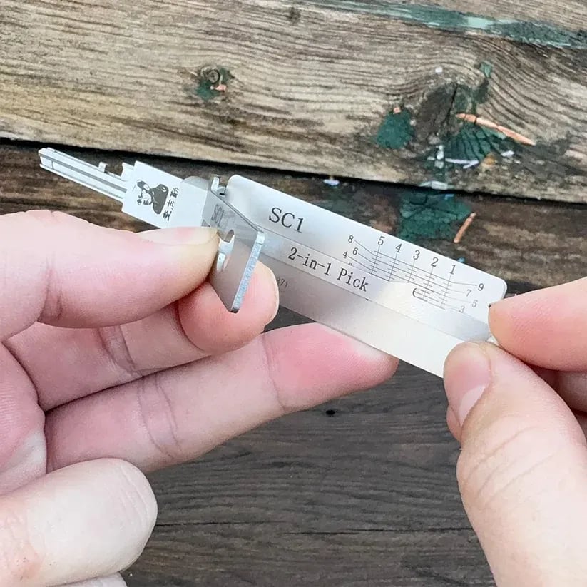 2-in-1 Car & Door Lock Pick Tool – Precision Lock Opening Made Easy