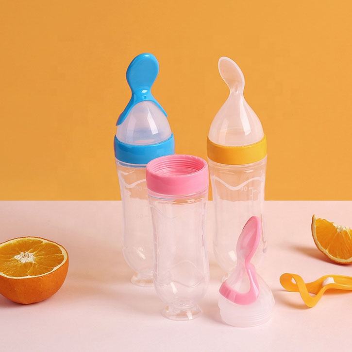 Squeezable Baby Spoon Bottle