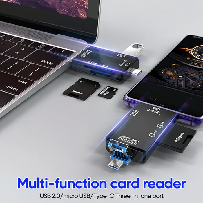 🎁💥6-in-1 Smart Media Card Reader