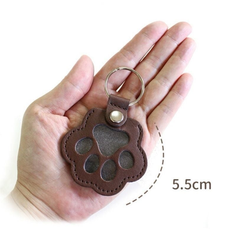 💖Leather Pet Memorial Keychain  🐾 Keep Their Memory Close, Always