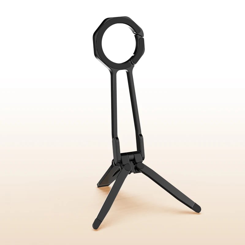  For Magsafe Phone Tripod Dual-sided Magnetic Phone Holder 360° Rotating Portable Cell Phone Holder