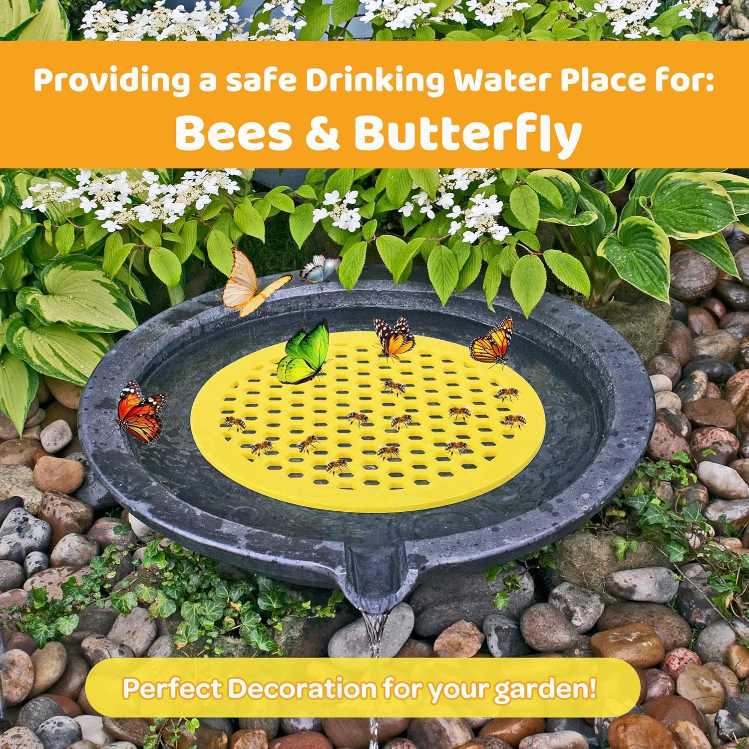 Floating Bee Station - Bee-Friendly Hydration Station