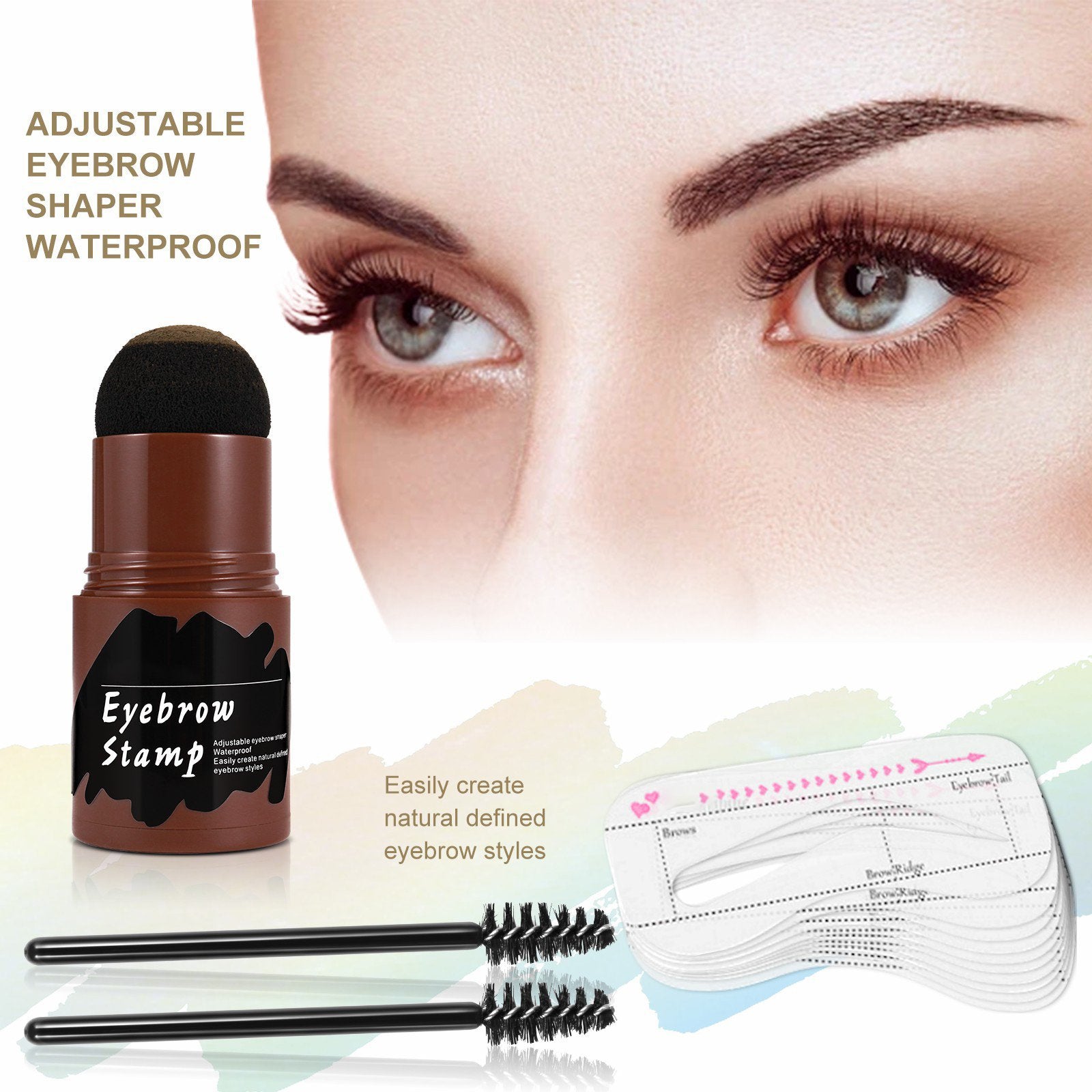 Perfect Brows Stencil & Stamp Kit