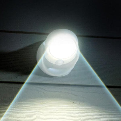 Outdoor Motion Sensor Light with Battery Power and Magnetic Mount