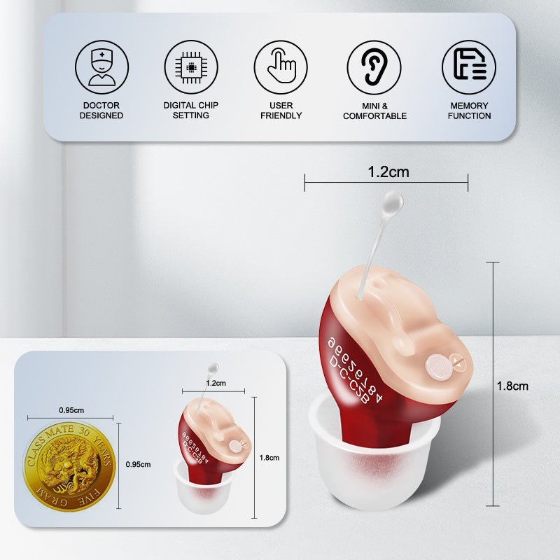 Micro CIC Rechargeable hearing aids