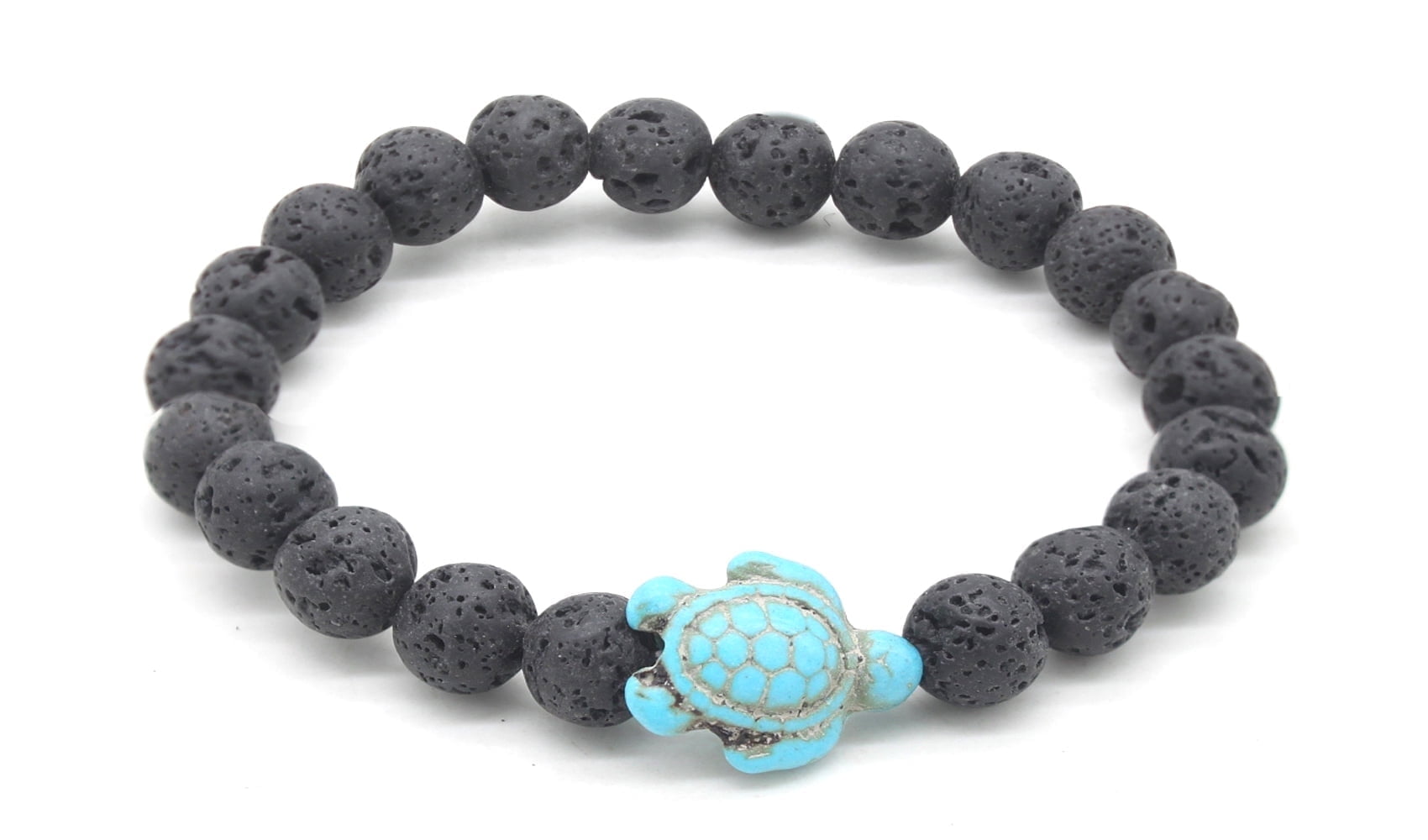 Natural Stone Sun Flower Adjustable Stretch Bracelet