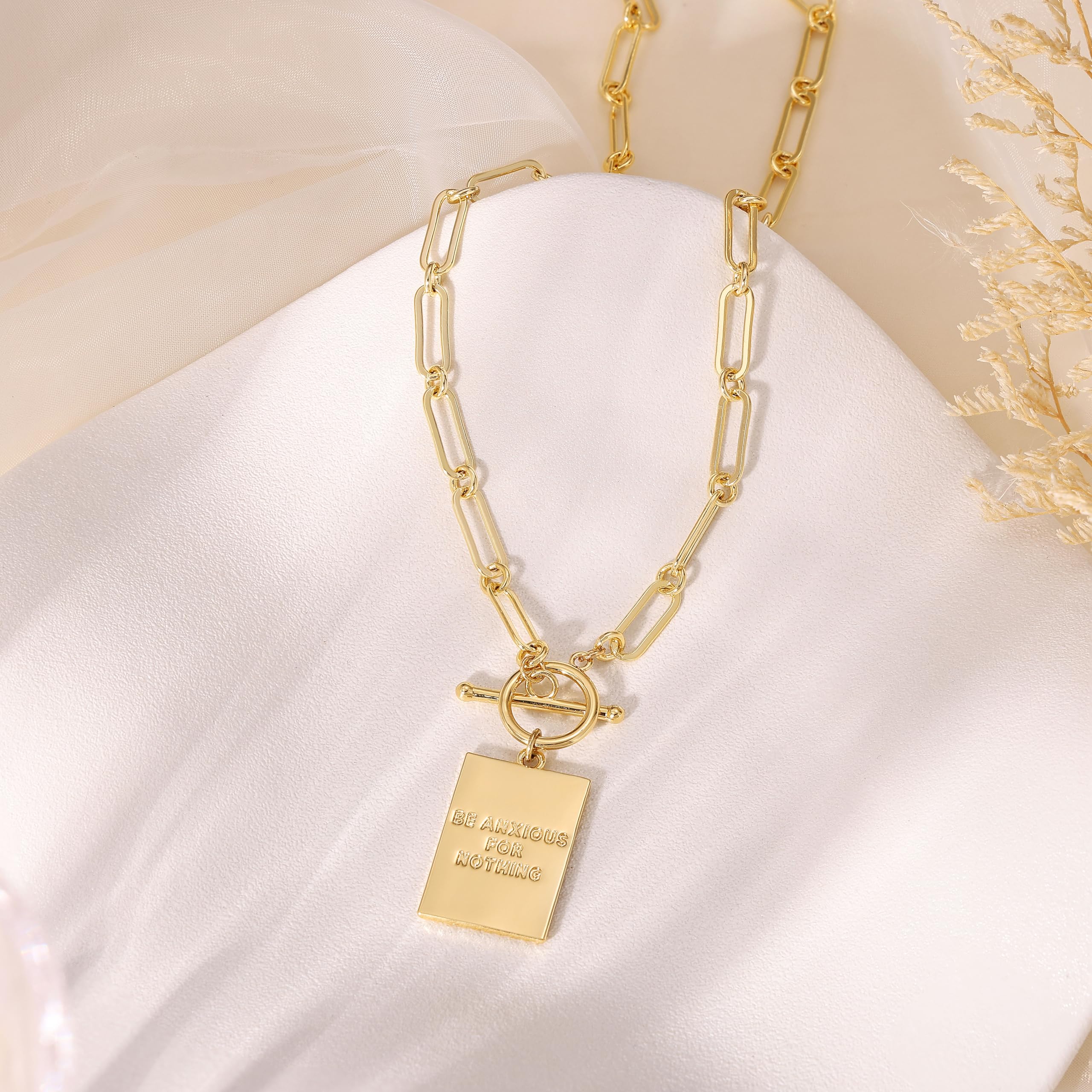 14K Gold Plated Paperclip Chain