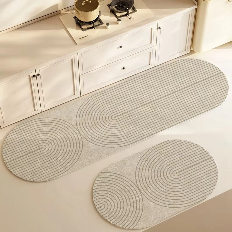 Super Absorbent Diatomite Anti Slip Kitchen Floor Mat